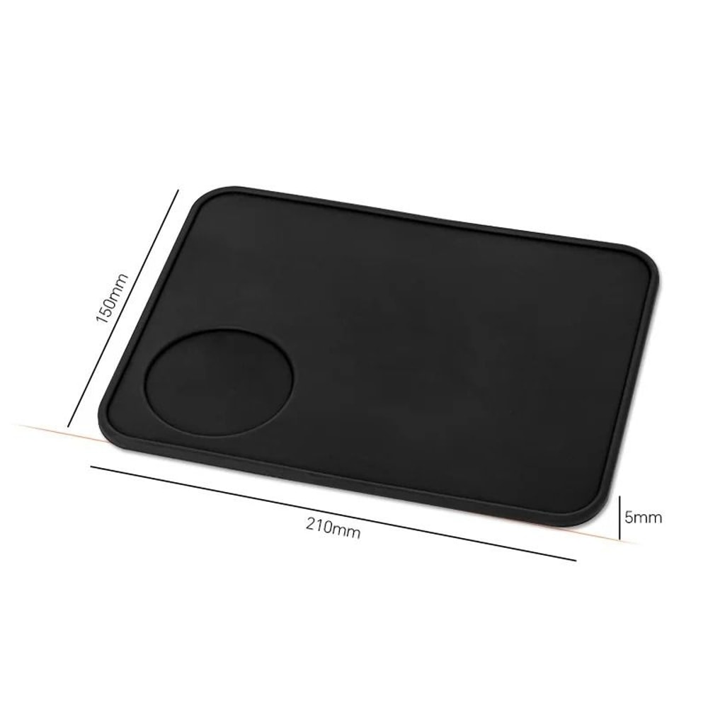 Professional Thicken Silicone Espresso Mat AntiSkid Corner Tamping Pad Barista Press Powder Acces 6