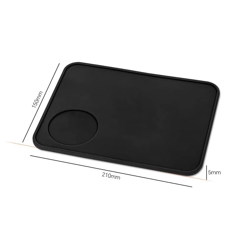 Professional Thicken Silicone Espresso Mat AntiSkid Corner Tamping Pad Barista Press Powder Acces 6