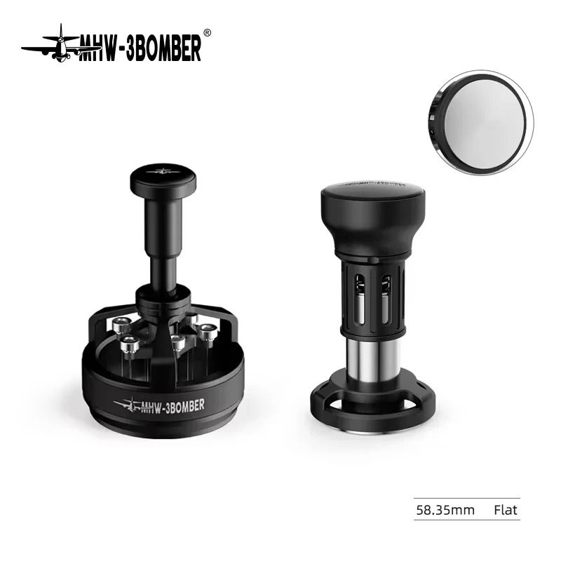 MHW3BOMBER 4Spring Constant Pressure Tamper Professional Impact Espresso Tamper For 515358mm Porta 13
