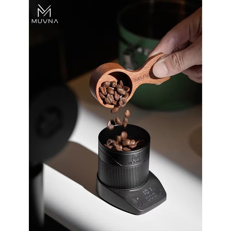 MUVNA Mini Electronic Espresso Scale 01g High Precision With LED Display Powder Receiving Cup 1
