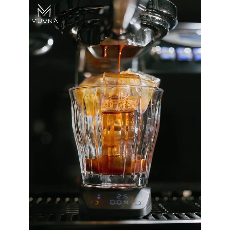 MUVNA Mini Electronic Espresso Scale 01g High Precision With LED Display Powder Receiving Cup 5