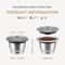 Reusable Nespresso Coffee Capsules Stainless Steel Refillable Pods Professional EcoFriendly Coffe 1