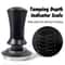 Precision Ripple Base Espresso Tamper Calibrated SpringLoaded Constant Pressure Leveling Tool 5154 1