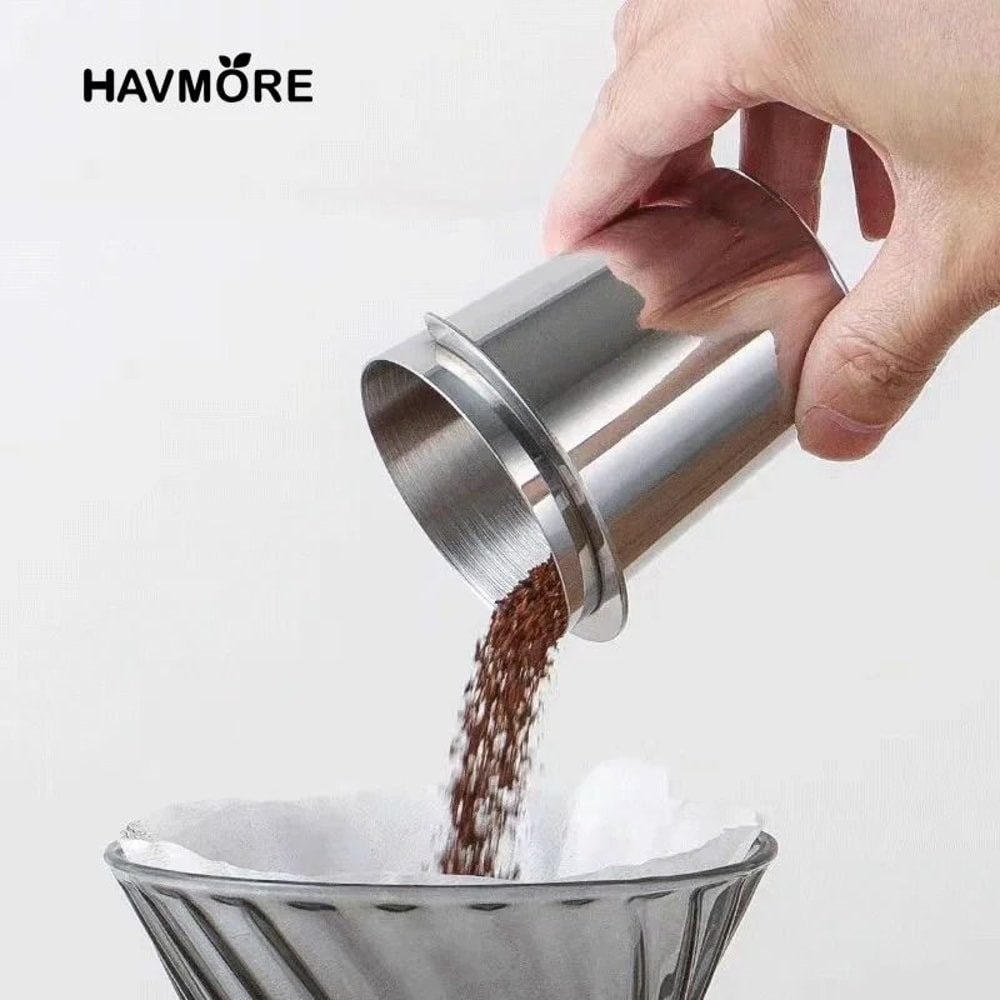 Stainless Steel Coffee Dosing Cup Sniffing Mug WearResistant Espresso Accessory 515358mm 1