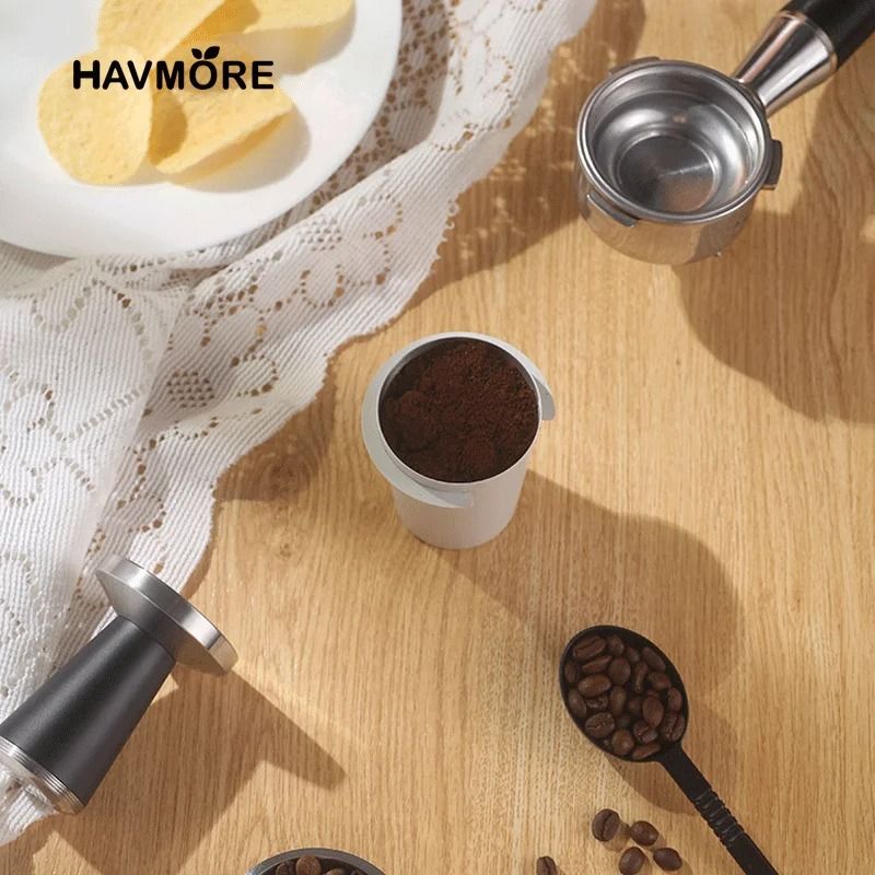 Stainless Steel Coffee Dosing Cup Sniffing Mug WearResistant Espresso Accessory 515358mm 2