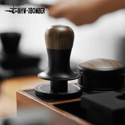 mhw-3bomber flash tamper 2.0 series – 30lbs feedback coffee distributor & espresso leveler tool
