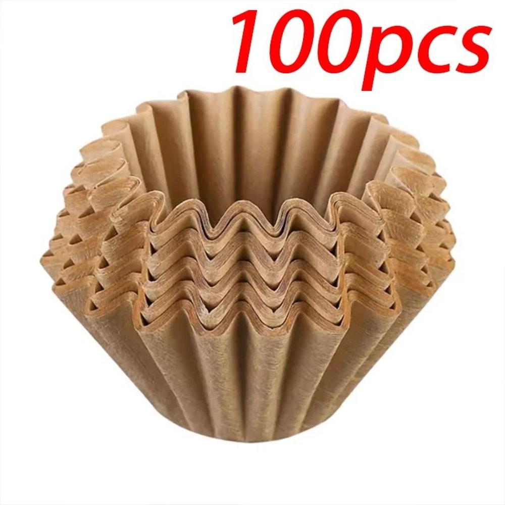 Premium Basket Coffee Paper Filters Pour Over Filter Papers For B75 Drippers And 12 Cup Basket Dri 9