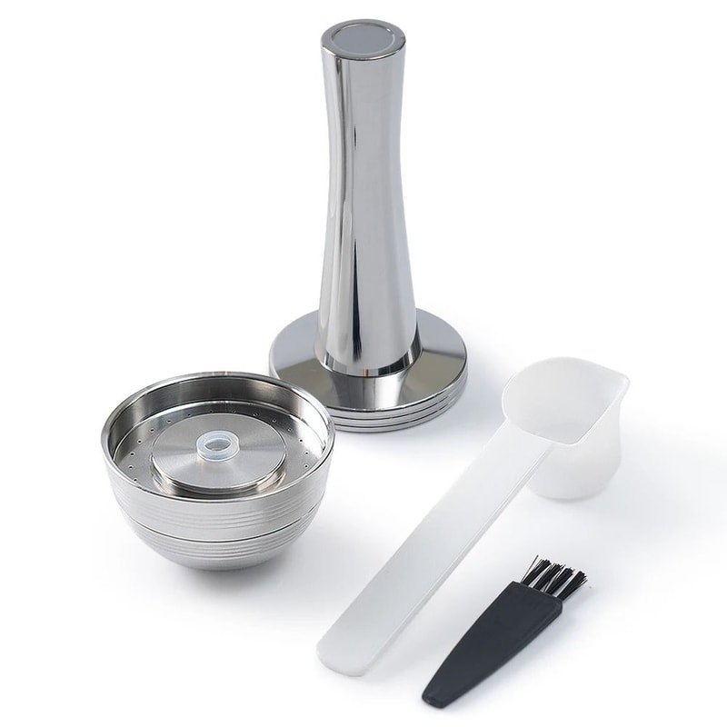 ICafilas Nespresso Vertuo Reusable Capsule Stainless Steel Refillable Pod For Vertuoline And Vertu 8