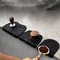 Silicone Espresso Tamper Mat AntiSkid Corner Pad Barista Distributor Station For Home Bar 5