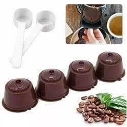 icafilas refillable dolce gusto pods – reusable 5.4cm coffee filter capsules for nescafe machines