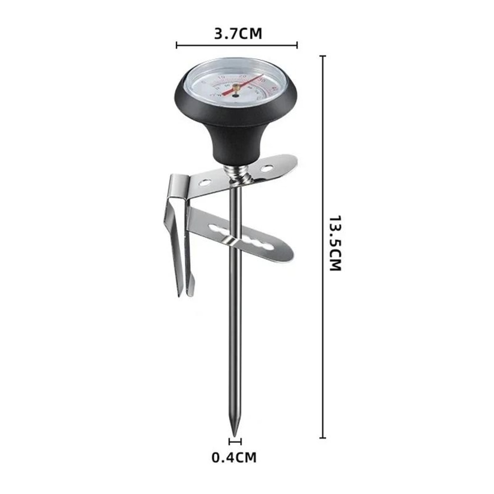 Stainless Steel Coffee Thermometer Precision 0100C Probe For Milk Frothing And Brewing 2