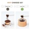 Nespresso Vertuo Refill Kit Aluminum Foil Seals Wooden Capsule Filling Rack For Vertuoline 4