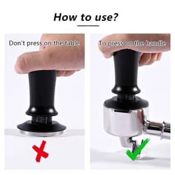 calibrated constant pressure coffee tamper – professional 51/54/58mm spring-loaded espresso tool