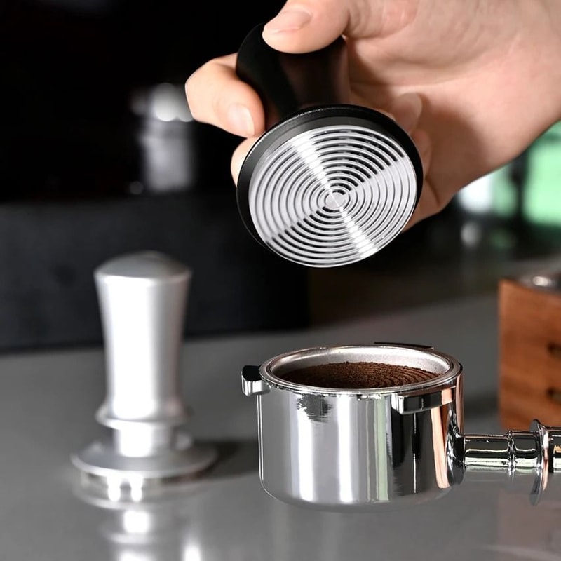 Calibrated Constant Pressure Coffee Tamper Professional 515458mm SpringLoaded Espresso Tool 2