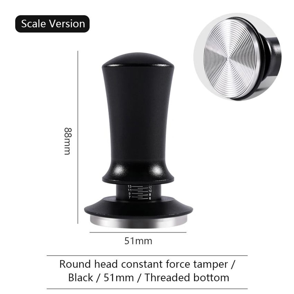 Calibrated Constant Pressure Coffee Tamper Professional 515458mm SpringLoaded Espresso Tool 6
