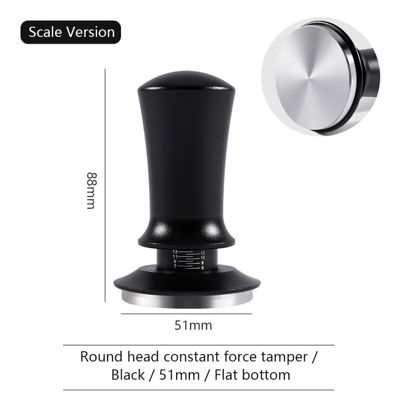 Calibrated Constant Pressure Coffee Tamper Professional 515458mm SpringLoaded Espresso Tool 7