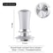 Calibrated Constant Pressure Coffee Tamper Professional 515458mm SpringLoaded Espresso Tool 16