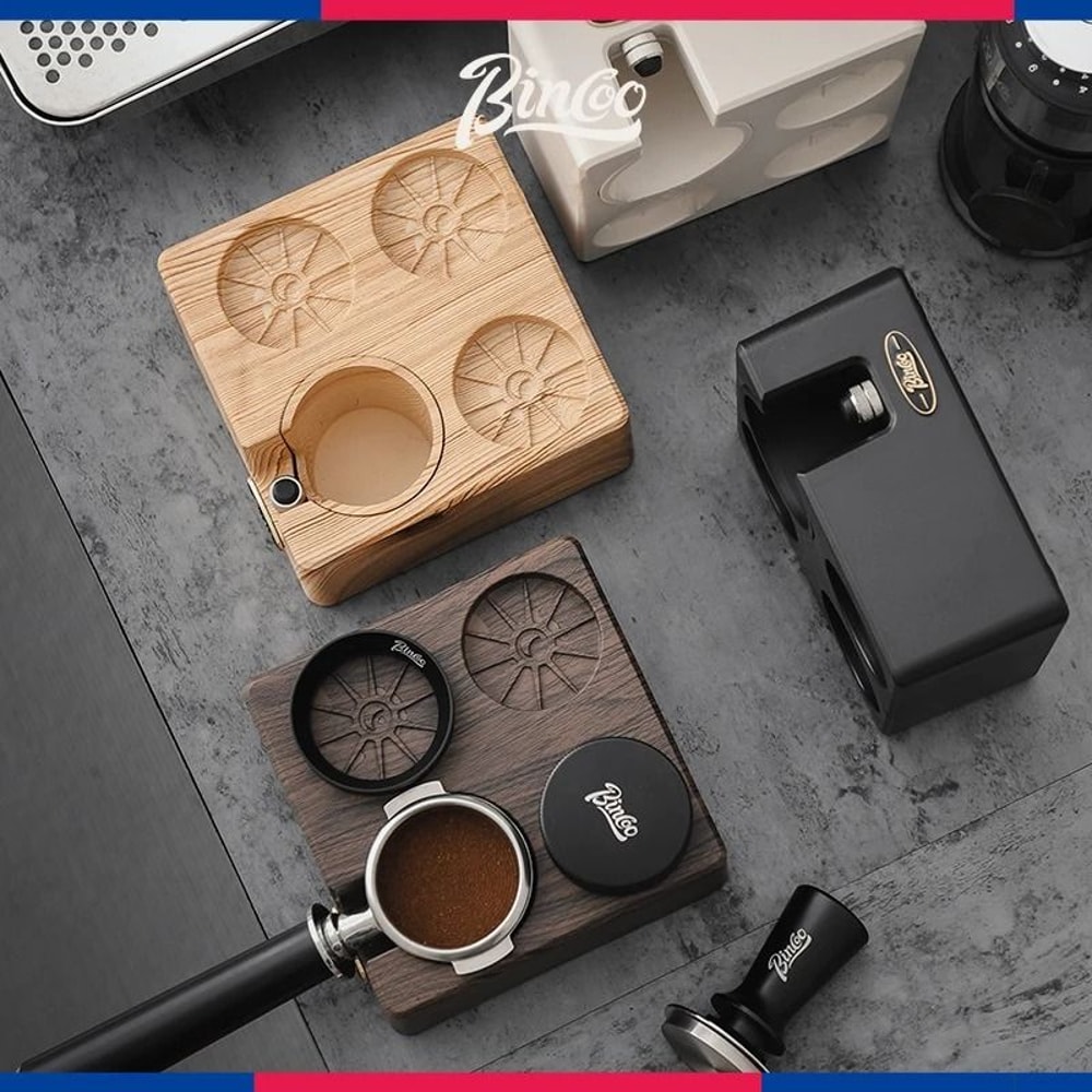 Professional Coffee Tamping Station Stand MultiSize Portafilter Holder For Breville DeLonghi 3