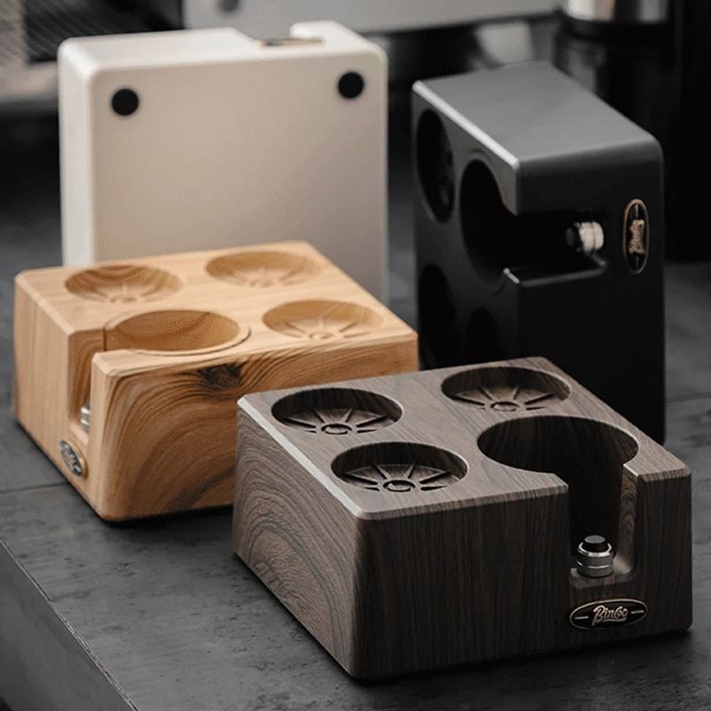 Professional Coffee Tamping Station Stand MultiSize Portafilter Holder For Breville DeLonghi 4