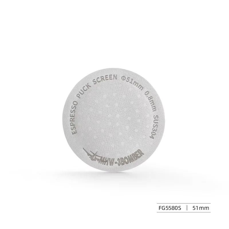 MHW3BOMBER Titanium Coating Espresso Puck Screen Reusable 08mm Precision Lower Shower Screen 11