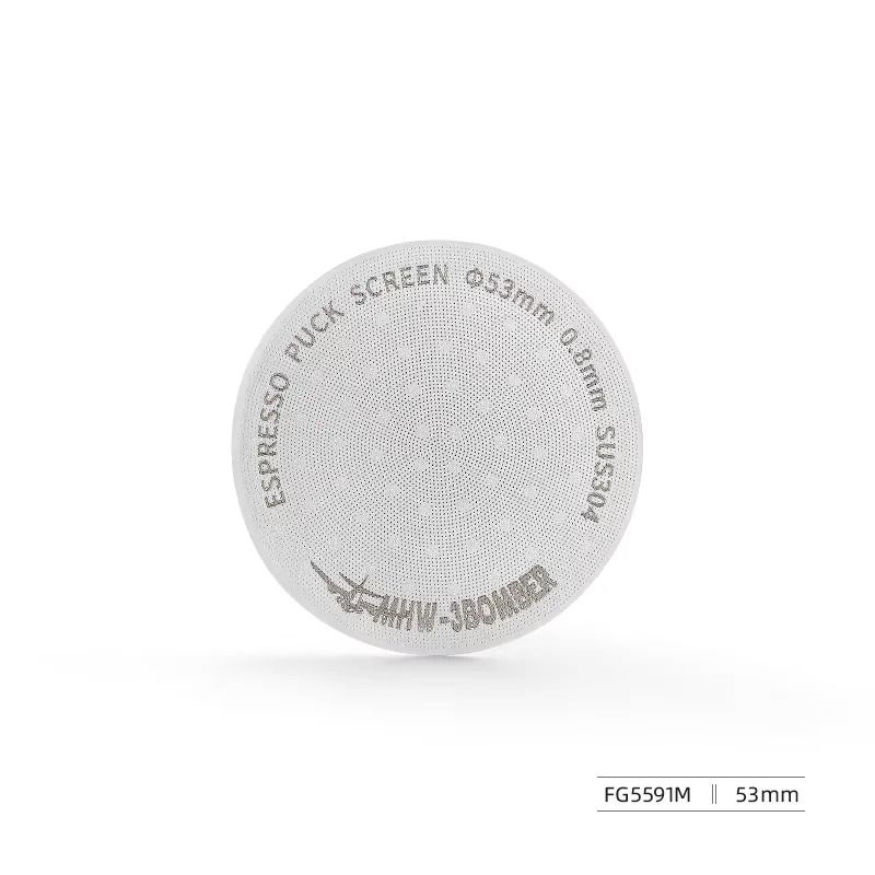 MHW3BOMBER Titanium Coating Espresso Puck Screen Reusable 08mm Precision Lower Shower Screen 6