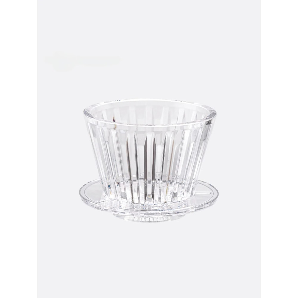 Crystal Eye Wave Coffee Dripper Flat Bottom Pour Over Filter Cup For Enhanced Uniformity 7