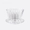 Crystal Eye Wave Coffee Dripper Flat Bottom Pour Over Filter Cup For Enhanced Uniformity 7