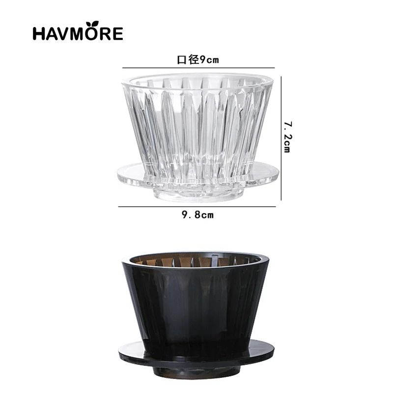 Crystal Eye Wave Coffee Dripper Set Professional 12 Cup Pour Over Kit With 50 Precision Filter Pap 4
