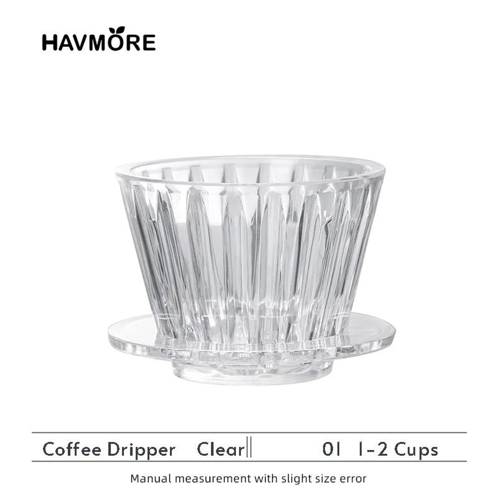 Crystal Eye Wave Coffee Dripper Set Professional 12 Cup Pour Over Kit With 50 Precision Filter Pap 7
