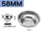 Universal Stainless Steel Coffee Filter Basket Professional 515458mm Bottomless Portafilter Bowl 11