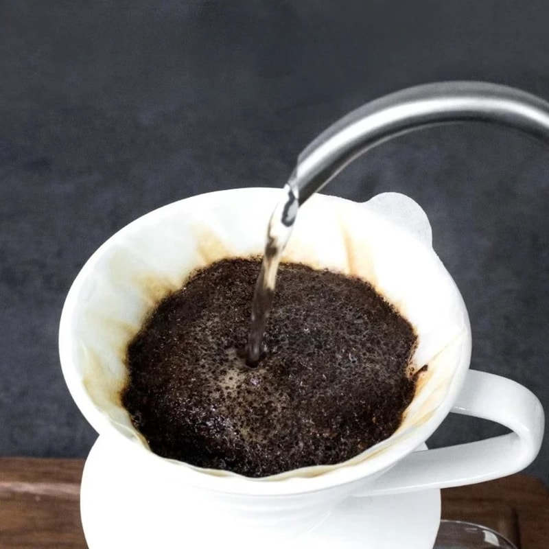 Premium Conical Coffee Filter Papers 100pcs Professional Natural Wood Fiber Filters For Manual Bre 1