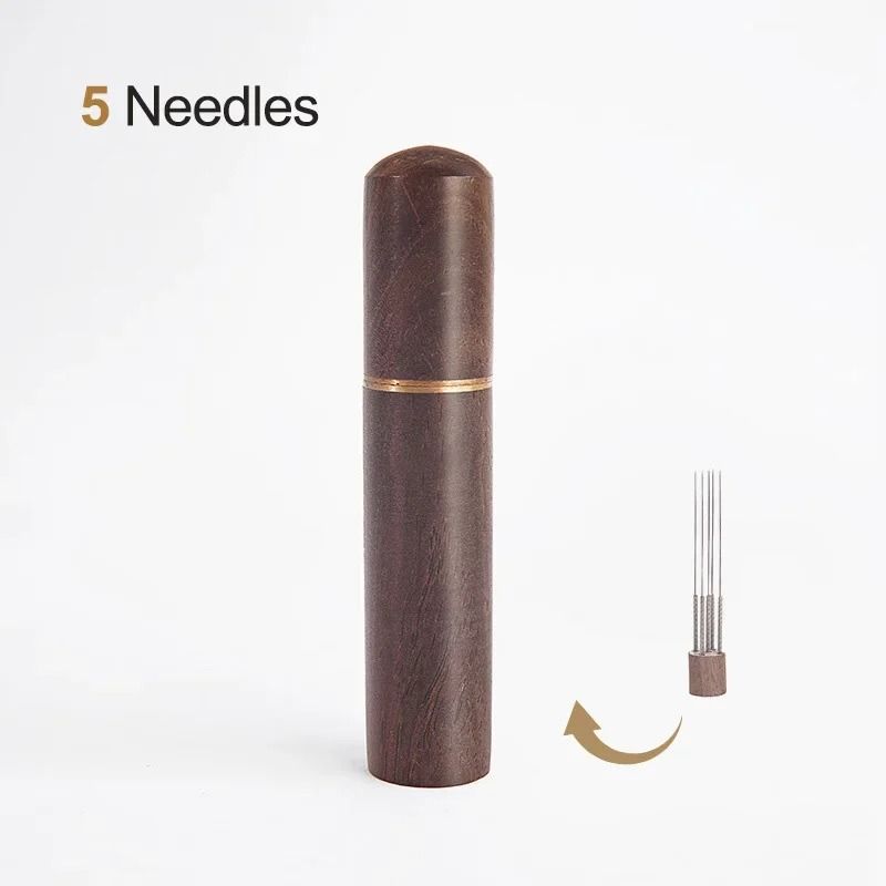Professional Wooden WDT Tool 8Needle Espresso Distribution Powder Stirrer For Baristas 7