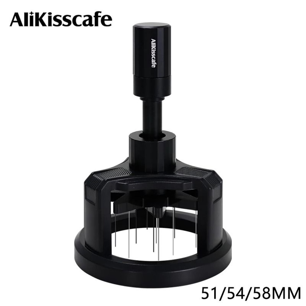 ALIKISSCAFE Adjustable WDT Tool Professional Espresso Needle Distributor For 515458mm Portafilters 1