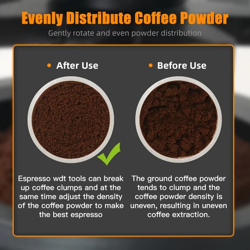 ALIKISSCAFE Adjustable WDT Tool Professional Espresso Needle Distributor For 515458mm Portafilters 5