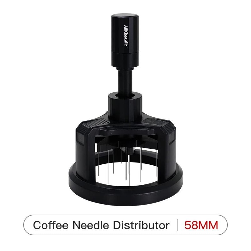 ALIKISSCAFE Adjustable WDT Tool Professional Espresso Needle Distributor For 515458mm Portafilters 8