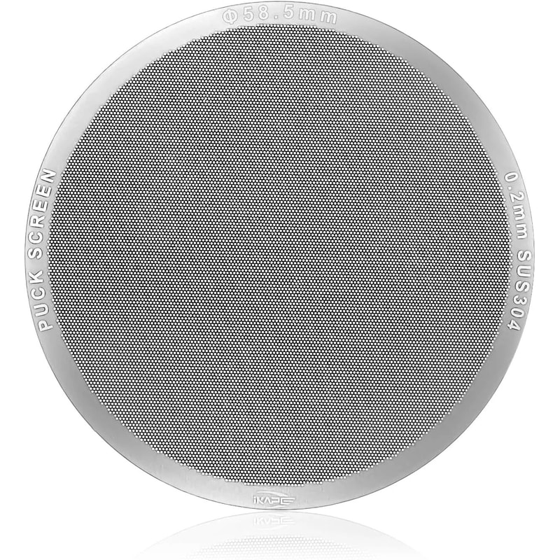 IKAPE Precision Espresso Puck Screen Professional Reusable Filter For 5154585mm Portafilters 6