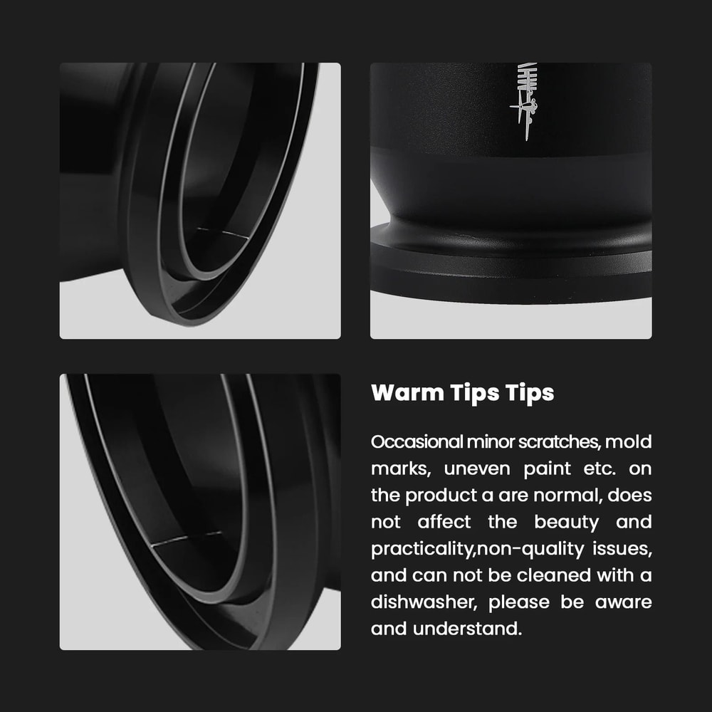 MHW3BOMBER Espresso Dosing Cup Stirrer Set Professional Aluminum Alloy Funnel For 5154mm 58mm Po 3