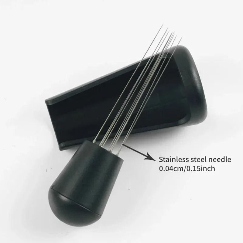 Professional WoodHandled WDT Tool Precision Espresso Needle Distributor For Barista Extraction 3