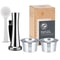 ICafilas Stainless Steel Reusable Capsules Professional Refillable Pods For Cafissimo KFee Caffita 11
