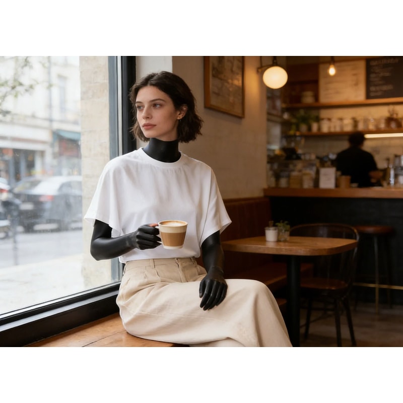 Premium Pure Cotton Crew Neck Pullover Womens LooseFit WaistDefining Cropped Top With Exposed Nave 0