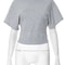 Premium Pure Cotton Crew Neck Pullover Womens LooseFit WaistDefining Cropped Top With Exposed Nave 6