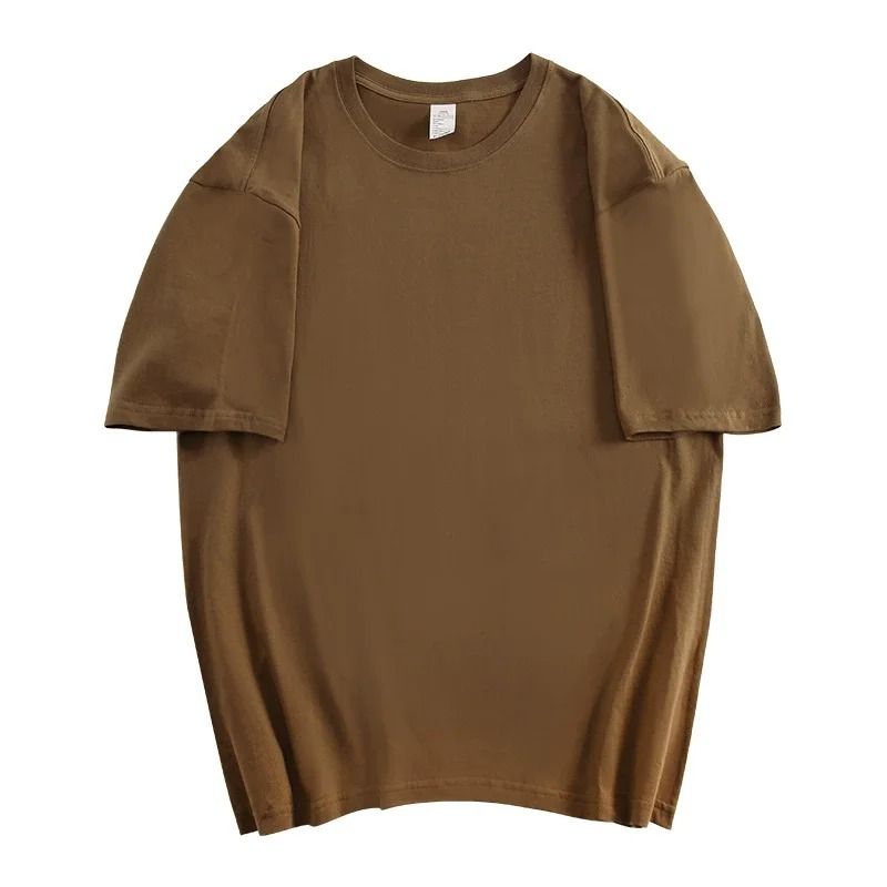 Premium 100 Cotton Unisex TShirt Professional LooseFit ShortSleeved Casual Basic Top 12