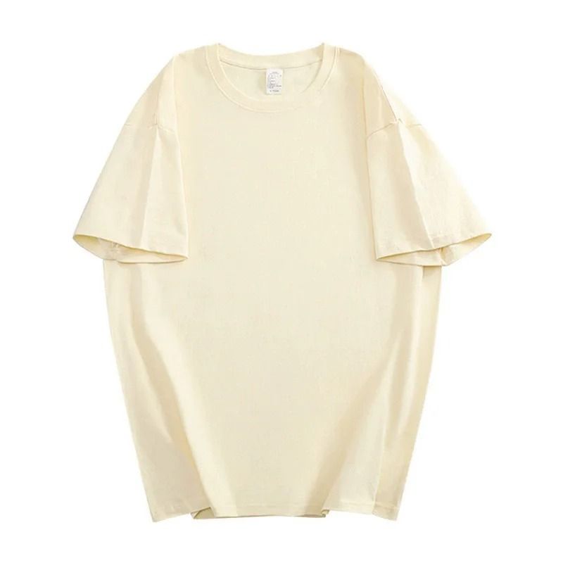 Premium 100 Cotton Unisex TShirt Professional LooseFit ShortSleeved Casual Basic Top 7