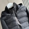 Winter 2025 Lightweight Down Sports Jacket Warm Hooded Long Sleeve Zippered Coat For Women 2