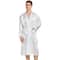 Premium Mens Silk Satin Bathrobe Professional Navy Blue Wedding Kimono Sleepwear Gown 12