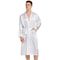 Premium Mens Silk Satin Bathrobe Professional Navy Blue Wedding Kimono Sleepwear Gown 12