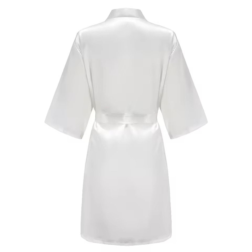 Grass Green Bridal Party Robes Professional Satin Wedding Getting Ready Gowns For Bride Bridesmai 23