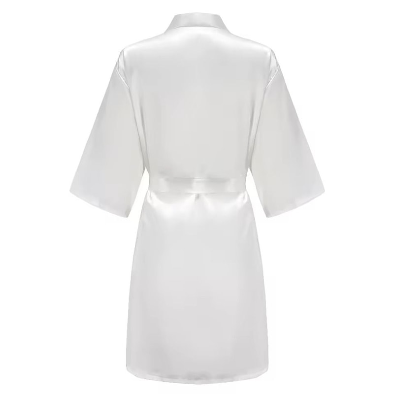 Grass Green Bridal Party Robes Professional Satin Wedding Getting Ready Gowns For Bride Bridesmai 23