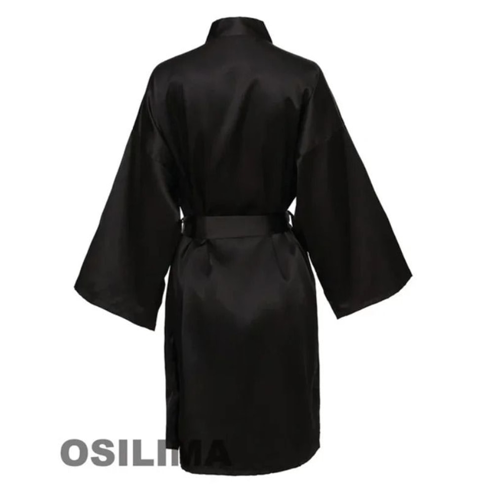 Wedding Party Team Bride Robe Professional Satin Kimono Pajamas Bridesmaid Bathrobe SP2000 16