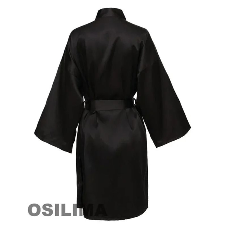 Wedding Party Team Bride Robe Professional Satin Kimono Pajamas Bridesmaid Bathrobe SP2000 16